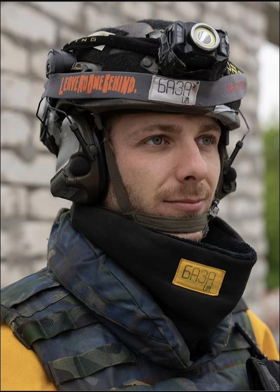 Patrick Muenz im Einsatz, Ukraine